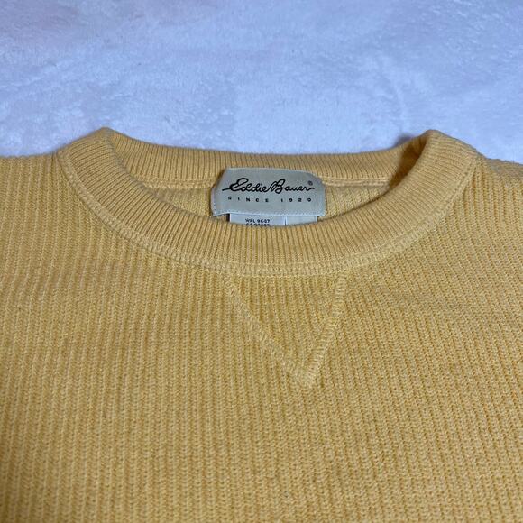Eddie Bauer Men's Crewneck Cotton Ribbed Sweater Size L Colorful Casual Outdoors - Picture 3 of 6